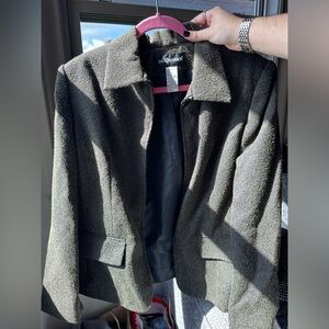 Vintage Thrifted Sage Harbor Green Blazer